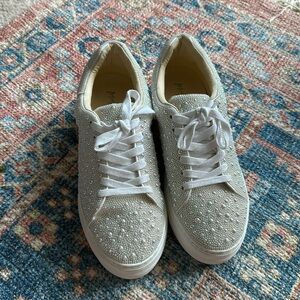 COPY - Betsy Johnson Sidny Sneakers, Ivory